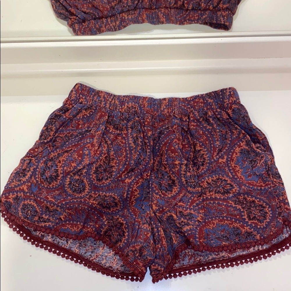 Ruffled Purple Shorts (M)